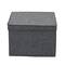 Household Essentials Canvas Storage Boxes with Lids, 2ct.